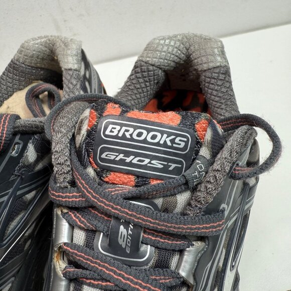 Brooks Ghost 8 Womens Size 8.5 Medium Black/Gray Running Shoes - Picture 3 of 9